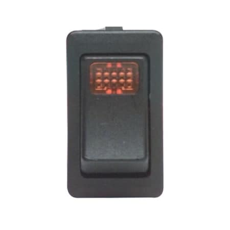 Ecco ROCKER SWITCH:  ILLUMINATED, 12VDC, SPST A9901